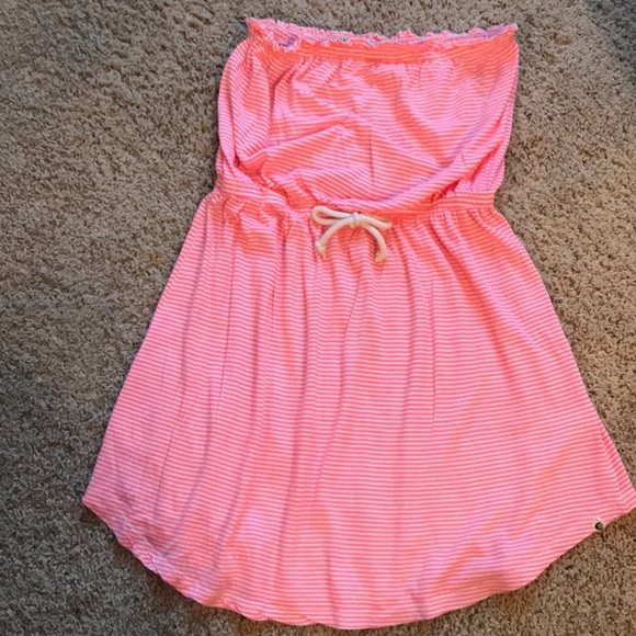 strapless beach cover up